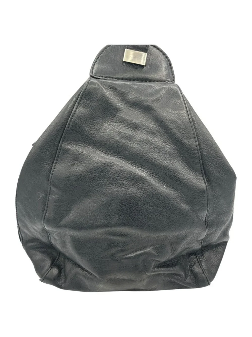 Vintage Hillard & Hanson Black Leather Sling Bag 12